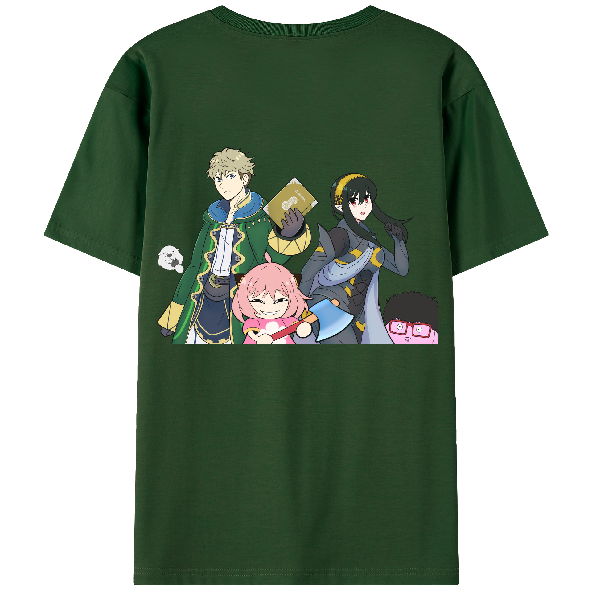 （画像用） SPY×FAMILY间谍家家酒 綿100％半袖Tシャツ（背面プリント）